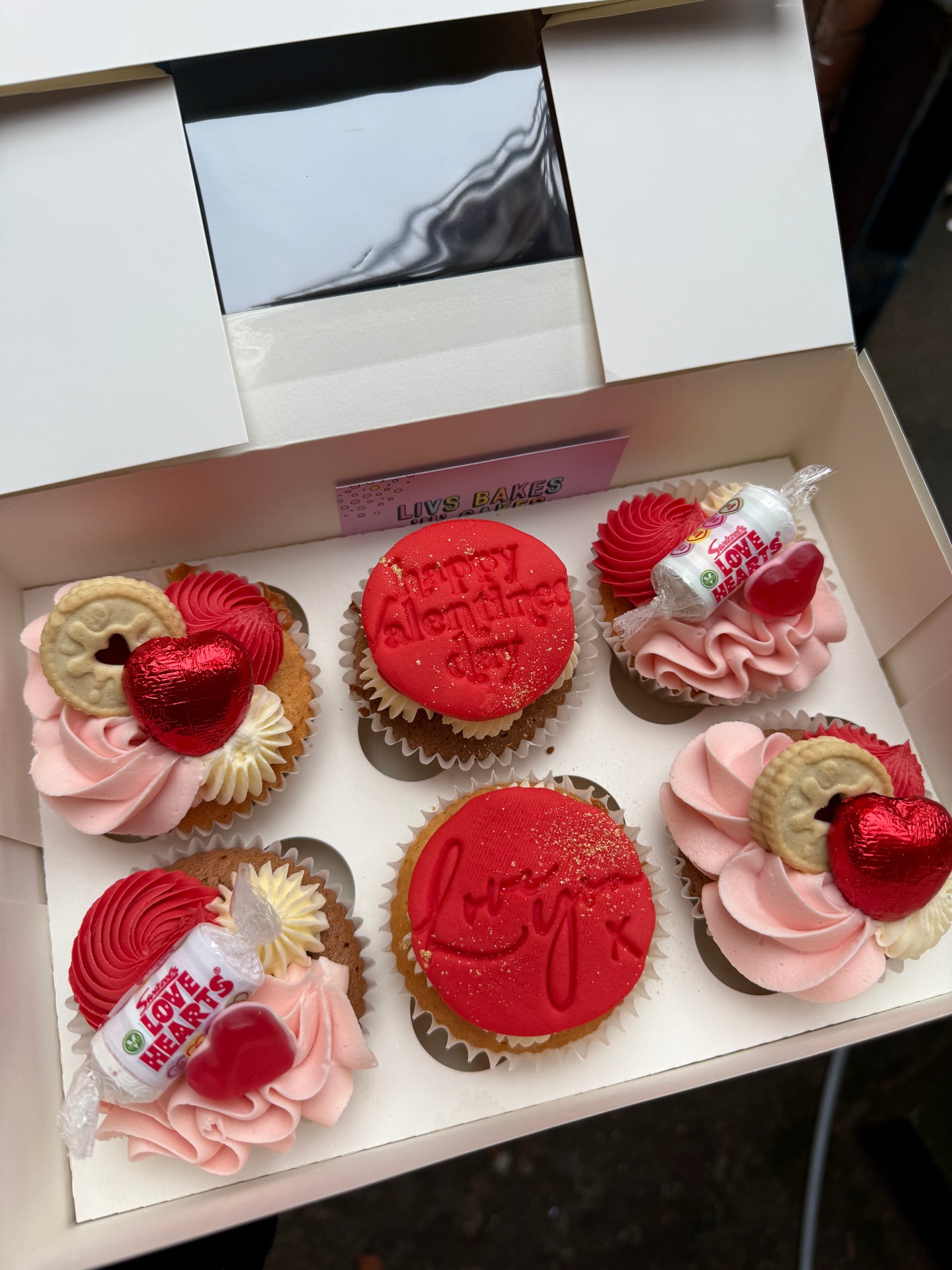 Valentines Cupcake Box