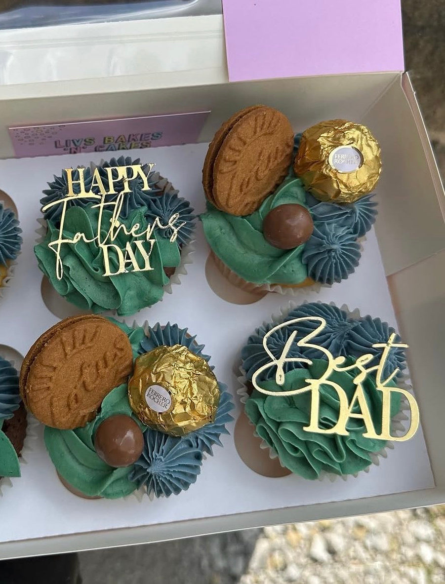 Father’s Day Cupcakes x4