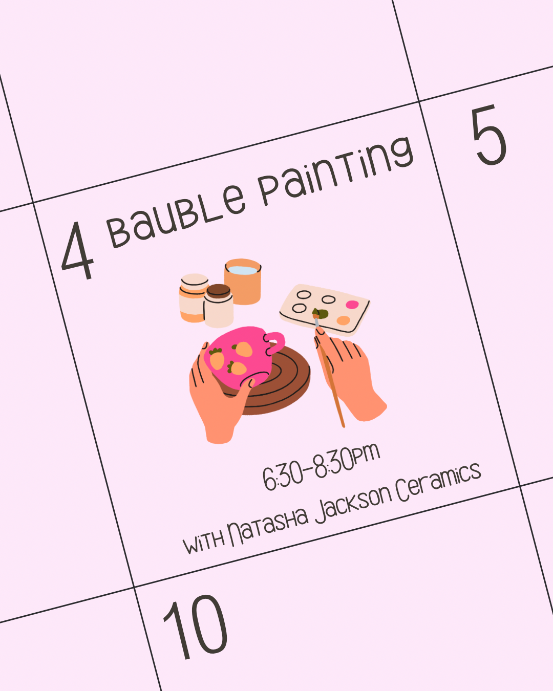 Bauble Paint & Sip - 4th December
