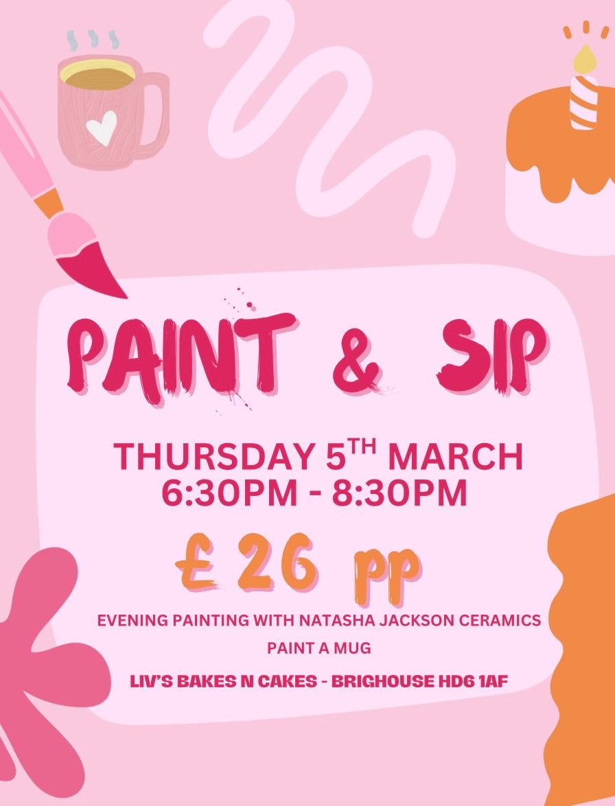 Paint & Sip ~ Mugs ~ 5th March